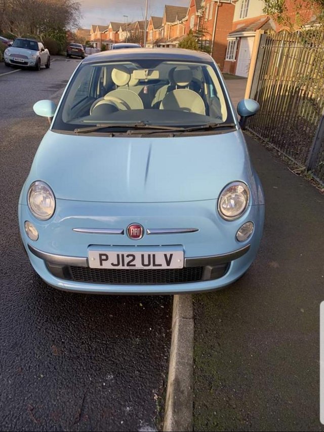 Fiat 500 Lounge for sale baby blue 