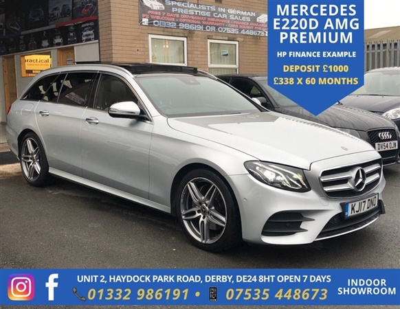 Mercedes-Benz E Class 2.0 E220d AMG Line (Premium) G-Tronic+