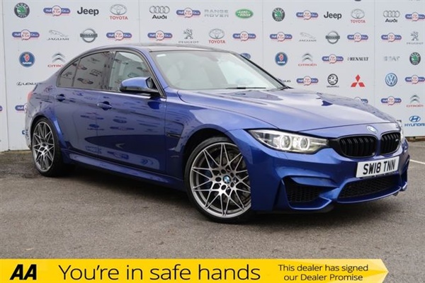 BMW M3 3.0 M3 COMPETITION PACKAGE 4d 444 BHP Semi Auto