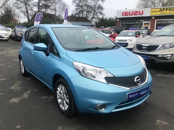 Nissan Note 1.2 ACENTA 5d 80 BHP IN METALLIC BLUE WITH 