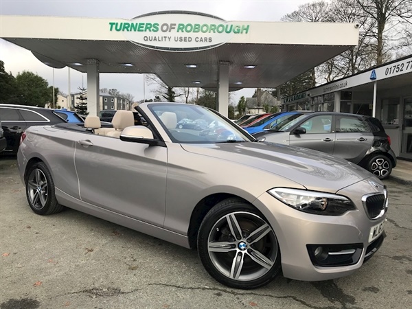 BMW 2 Series 2 Series 218D Sport Convertible 2.0 Manual