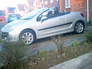 Peugeot 207 Cabriolet Convertible m only silver