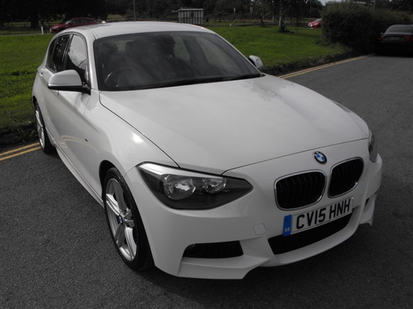 BMW 1 Series M SPORT white 5 Door Diesel Hatchback 