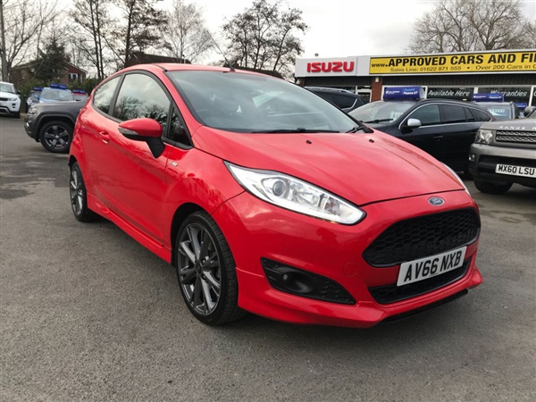 Ford Fiesta 1.0 ST-LINE 3d 124 BHP IN RED WITH  MILES