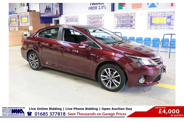 Toyota Avensis ICON 2.0D-4D 127BHP 4 DOOR SALOON (GUIDE