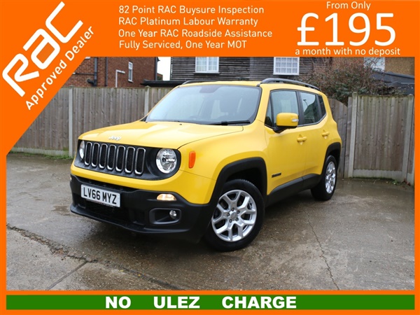 Jeep Renegade 1.4 MultiAirII Longitude 5dr AUTO Sat Nav