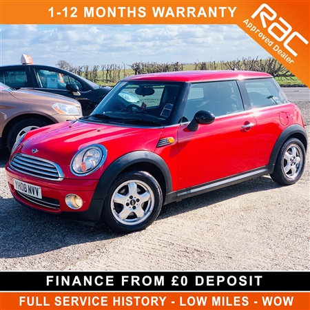 Mini Hatch 1.4 One RED 3dr LOW OWNERS CD AC GOOD SERVICE