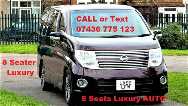 Nissan Elgrand 3.5 AUTO. 8 Seater. Highway Star Leather