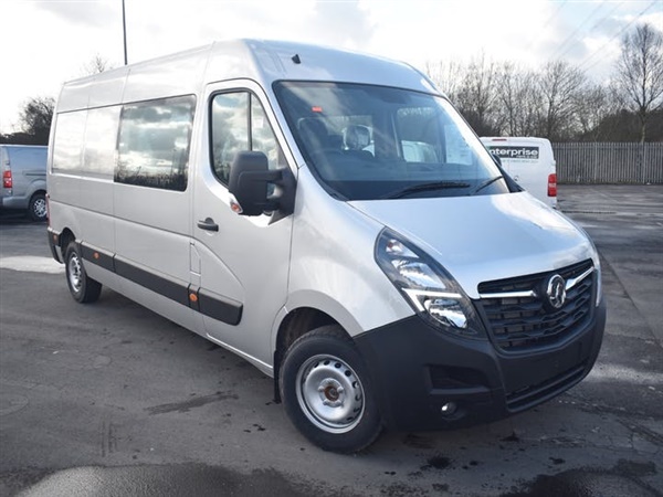 Vauxhall Movano 2.3 Turbo D 150ps H2 Double Cab Van Crew Bus