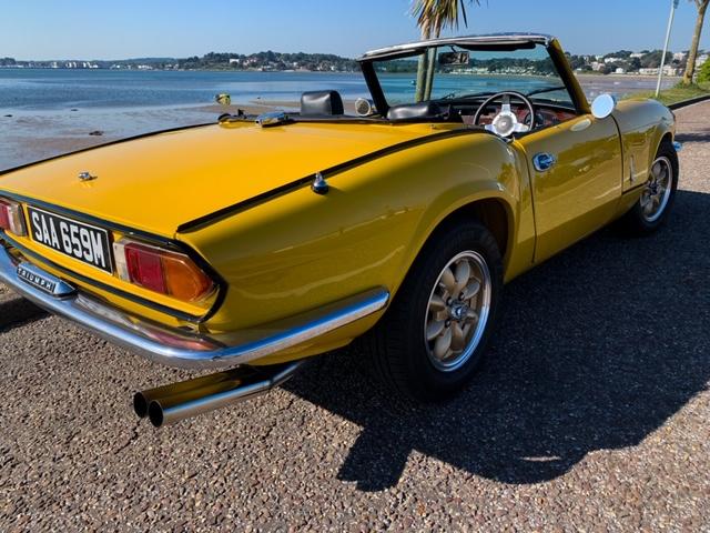 Triumph Spitfire,  (M) Yellow Convertible