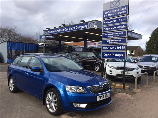 Skoda Octavia 1.6 TDI CR Elegance 5dr ESTATE, with Sat Nav,