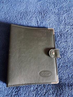 GENUINE LAND ROVER DISCOVERY OWNERS HAND BOOK & WALLET 