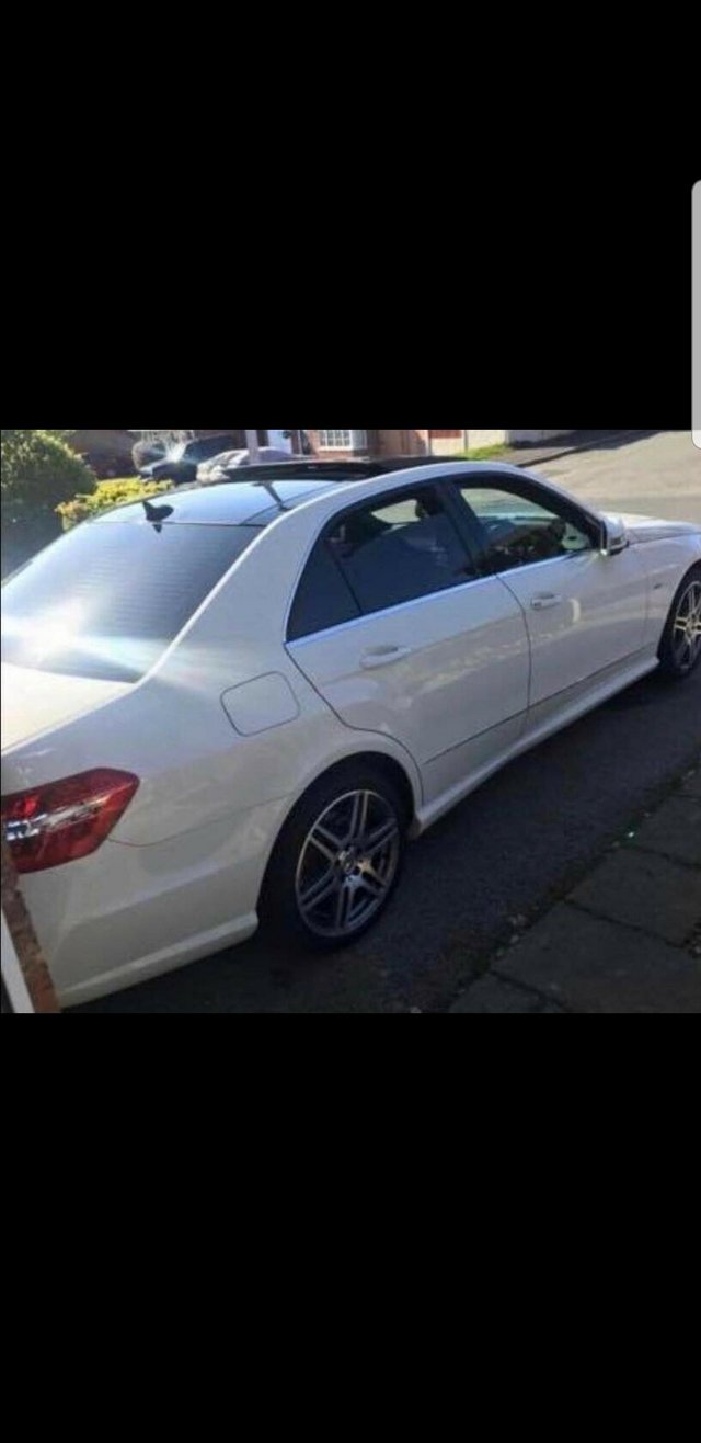  MERCEDES E350 WHITE PAN ROOF LOADED CLEAN CAR