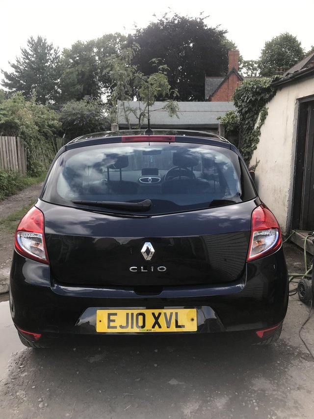  renault clio mk3 facelift tomtom 1.2 petrol black