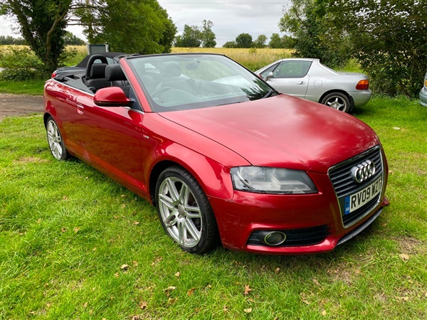 Audi A3 2.0 TDI S Line Convertible DAMAGED REPAIRABLE