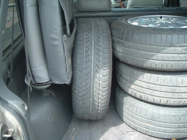 4 x Mercedes W inch alloy wheels with tyres.