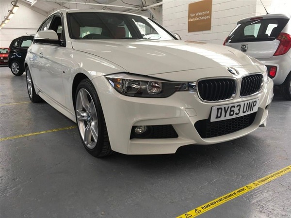 BMW 3 Series 318d M SPORT RED LEATHER ONLY  MILES!!