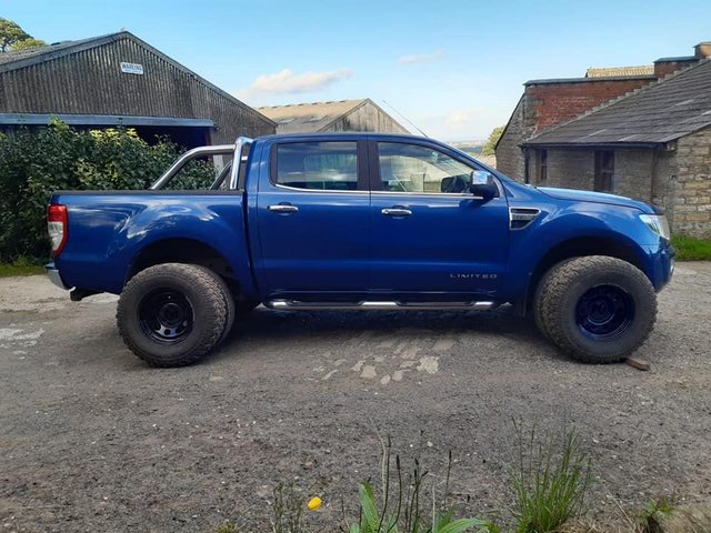 Set Chunky Tyres and Wheels to fit Ford Ranger or similar