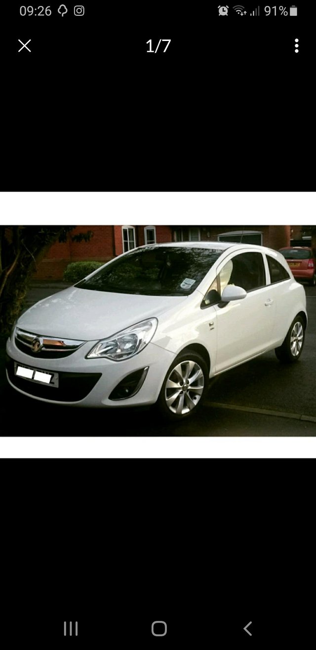 White Corsa Active 1.2