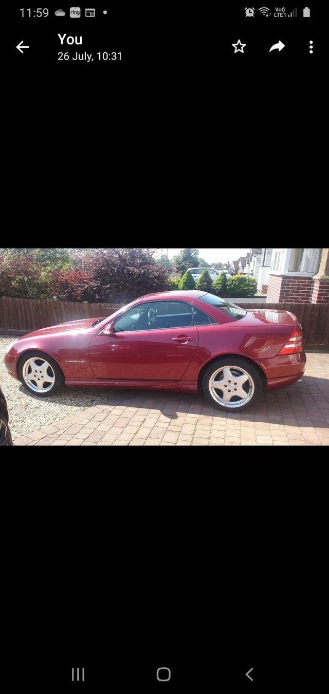 Mercedes 230 Slk,  (W) Red Convertible, Automatic Petrol
