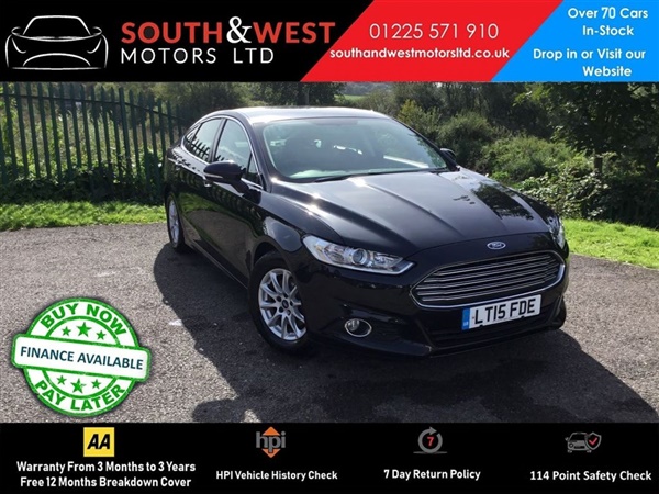 Ford Mondeo 1.6 ZETEC ECONETIC TDCI 5d 114 BHP