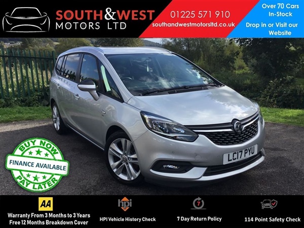 Vauxhall Zafira 1.4 SRI 5d 138 BHP