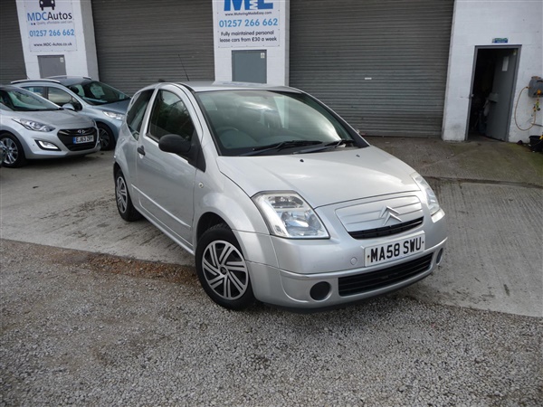 Citroen C2 1.1i Rhythm 3dr, 12 MONTH MOT, 2x KEYS, EW CD RCL