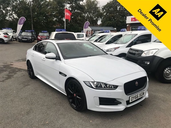 Jaguar XE 2.0 R-SPORT 4d 178 BHP IN BRIGHT WHITE ALONG WITH