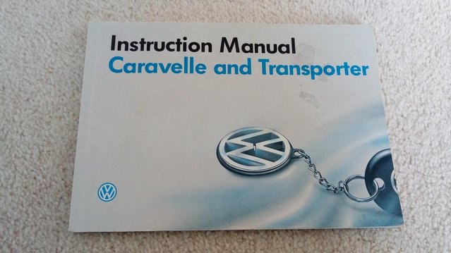VW Caravelle and Transporter (T4) owners handbook