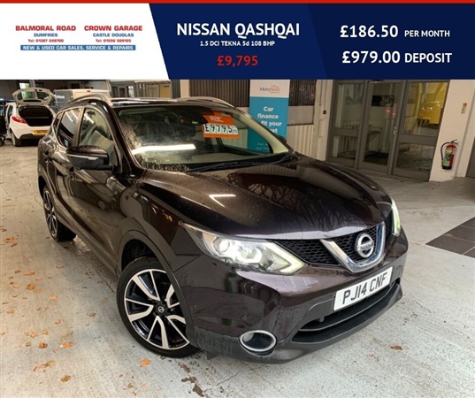 Nissan Qashqai 1.5 DCI TEKNA 5d 108 BHP