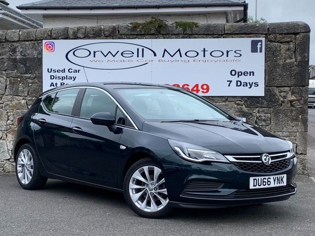  Vauxhall Astra 1.4 DESIGN S/S 5d 148 BHP