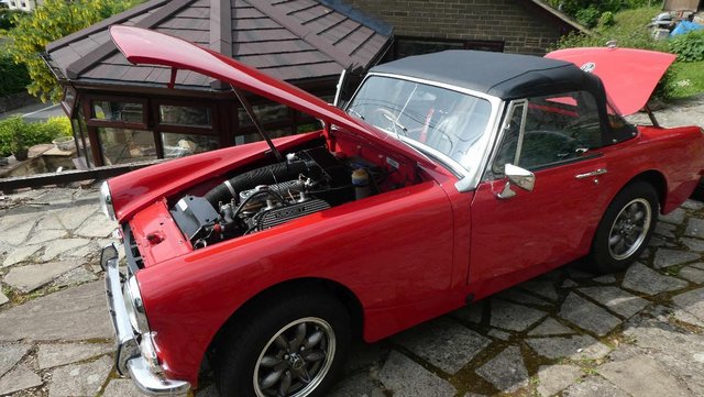 MG Midget Mk in Flame Red