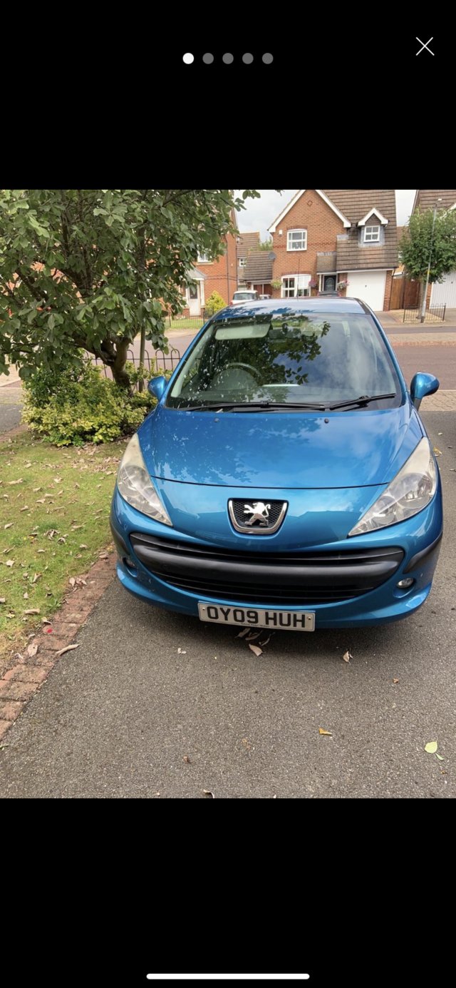 Peugeot  cc  Blue 5 door