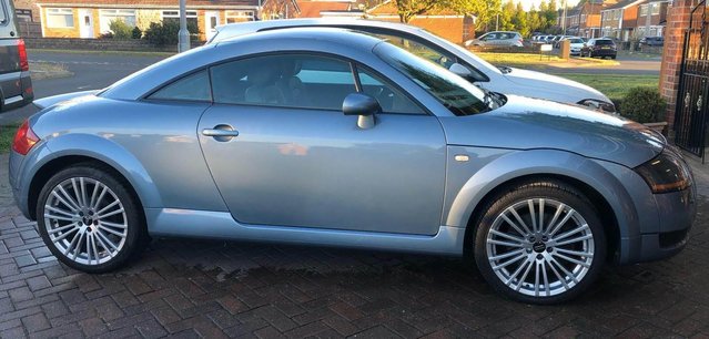Audi TT Coupe Blue  sold with private registration
