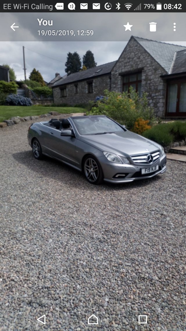 Mercedes Convertible Private Plate Included