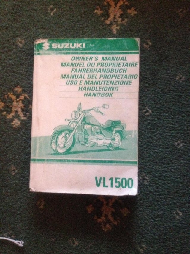 Suzuki vl owners manual