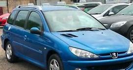 Peugeot 206 SW HDI 1.4 with hoist.