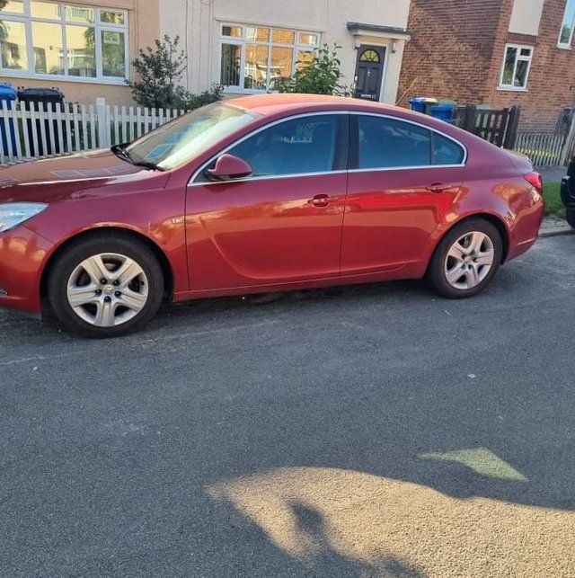 Vauxhall Insignia, ) Red Hatchback, Manual Diesel, 7