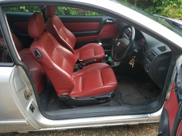 V manual astra bertone coupe red sports leather