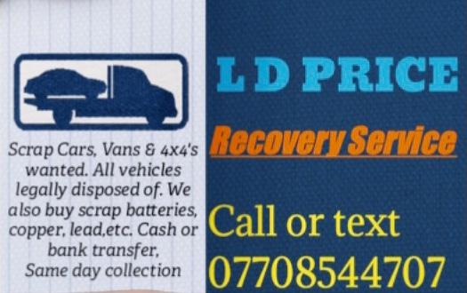 Scrap cars vans & 4x4s Wanted with or without MOT
