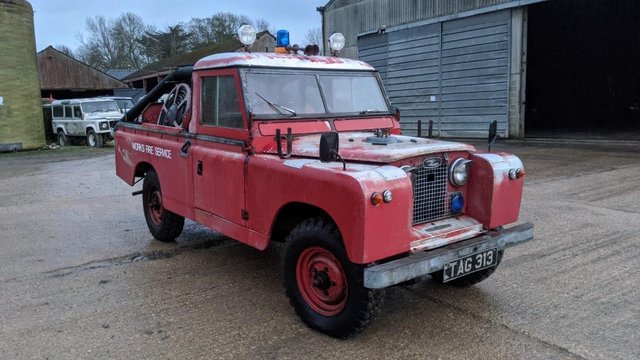 Land Rover Series 2 Petrol 109 Red Wing Fire Engine by Carmi
