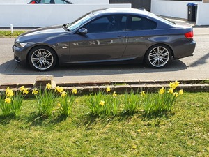BMW m sport coupe 3 Series  sparkling graphite 2L in