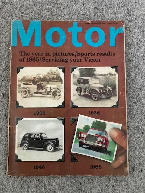 MOTOR MAGAZINE FOR SALE JAN 1st 