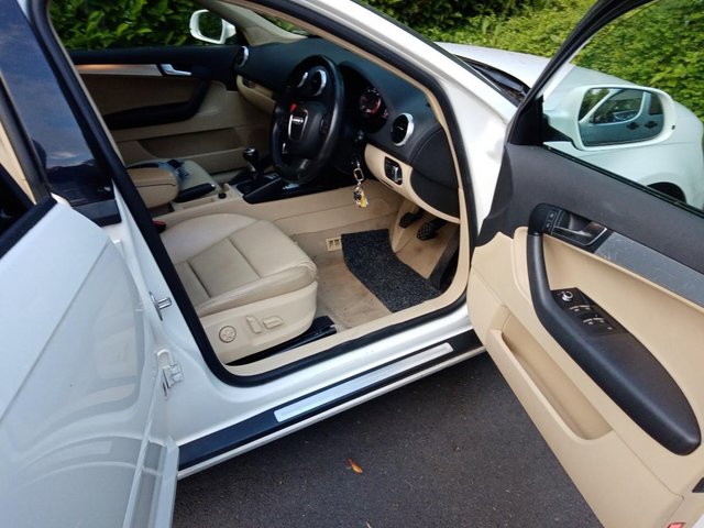 Audi A3 Sportback  under engine cover.