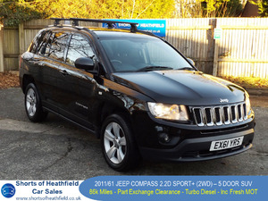  Jeep Compass 2.1 CRD Sport + (2WD) 5 Dr SUV in
