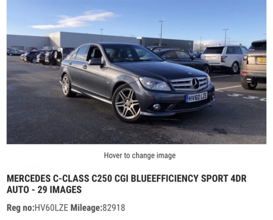 Mercedes-Benz C Class 1.8 C250 CGI BLUEEFFICIENCY SPORT 4DR