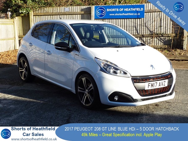 Peugeot 208 GT Blue Line Blue HDi k Miles - Ready to