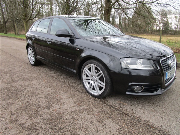 Audi A3 SPORTBACK 2.0 TDI S LINE 5DR 2 OWNERS, FULL HISTORY,