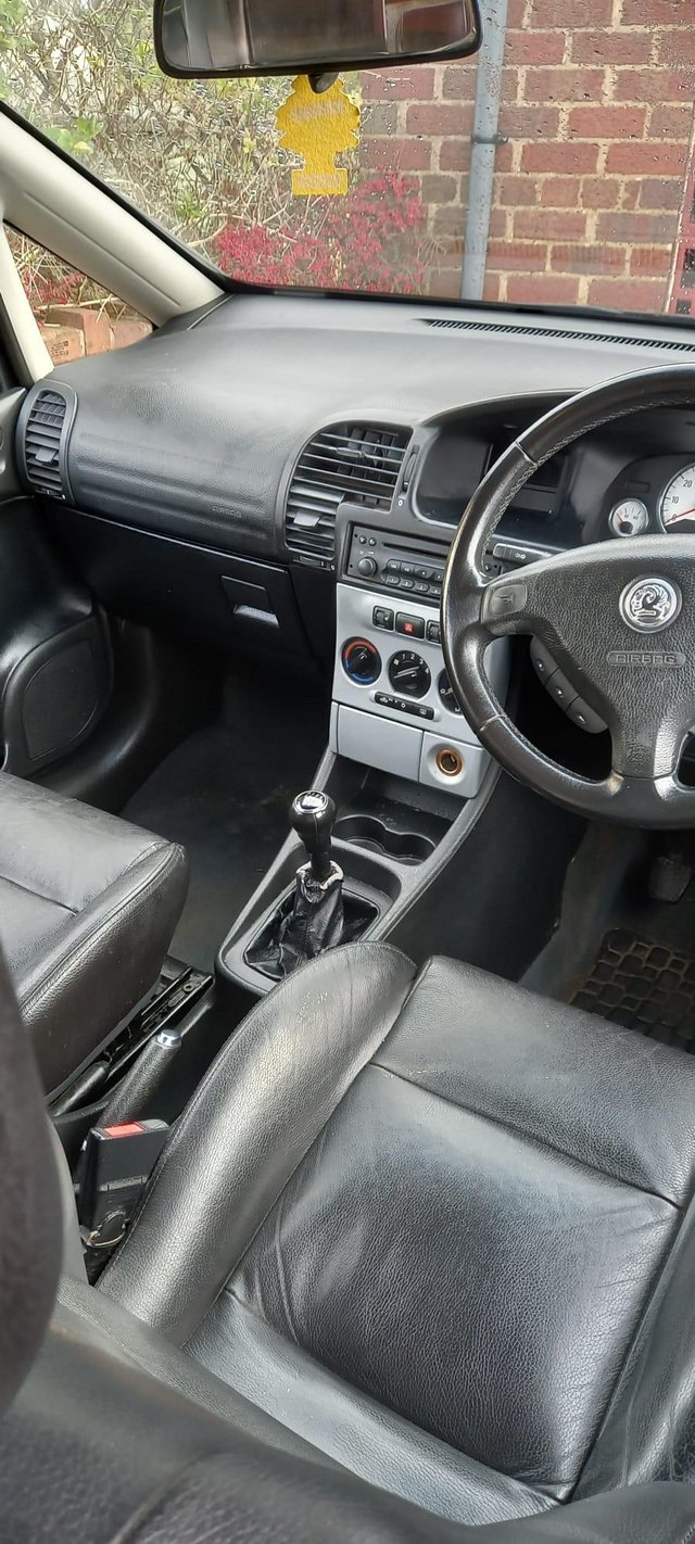 Vauxhall Zafira  seats fair condition