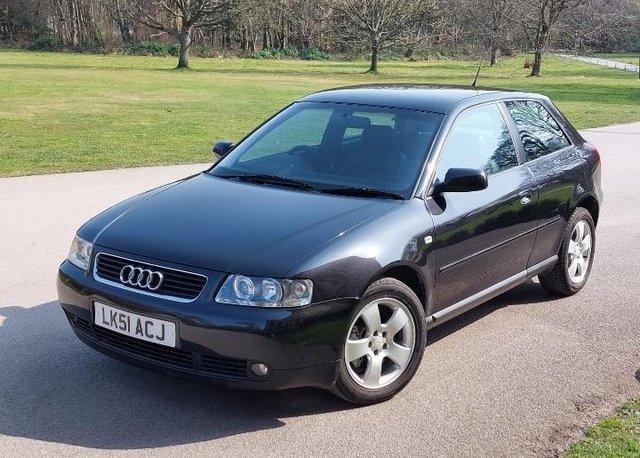 Audi A3 1.8t  black with full black heated leather seats